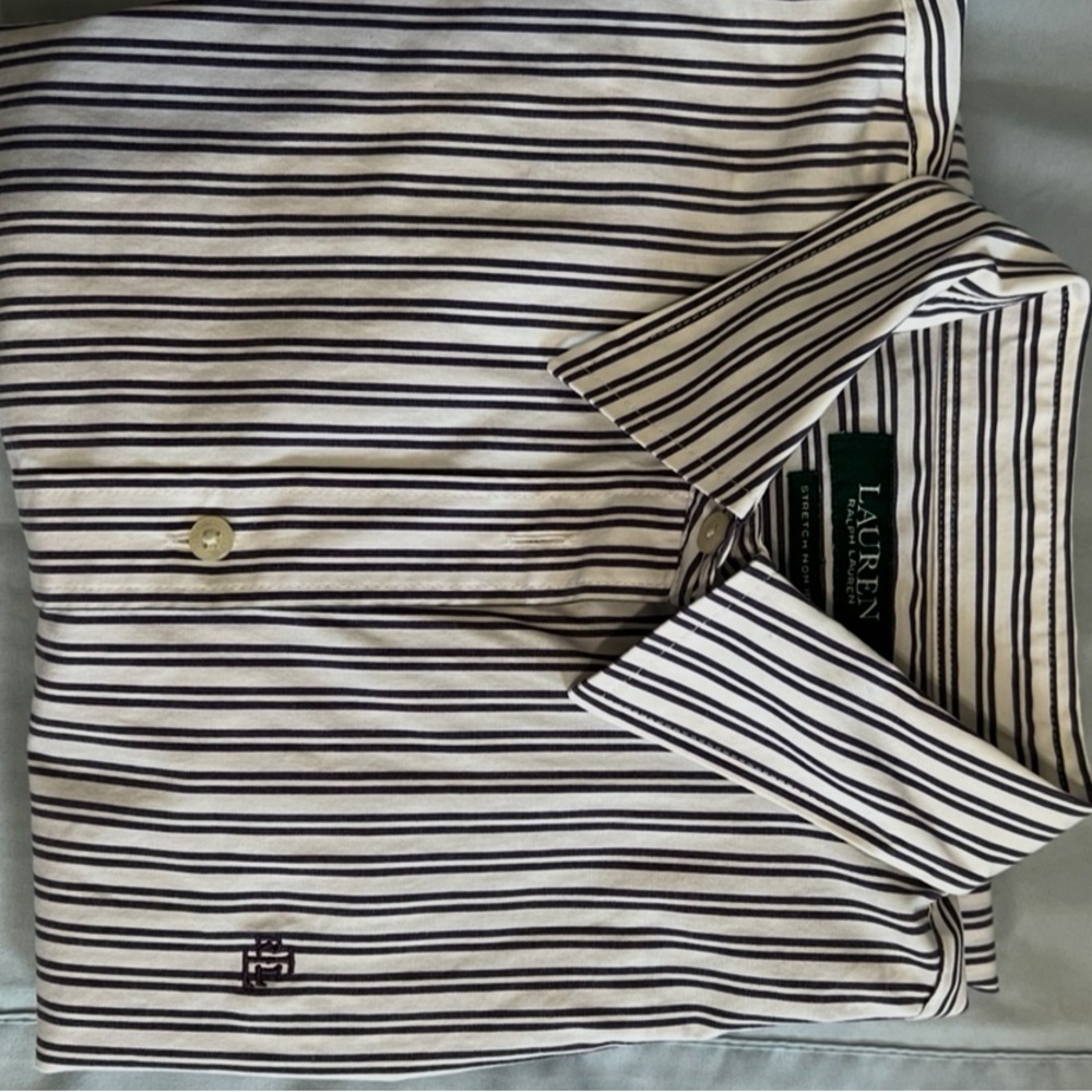Women's Striped Black and White Shirt